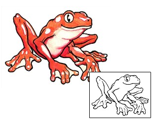 Frog Tattoo Reptiles & Amphibians tattoo | SEF-00076