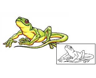 Lizard Tattoo Reptiles & Amphibians tattoo | SEF-00080