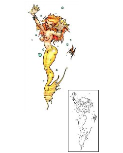 Mermaid Tattoo Mythology tattoo | SEF-00095