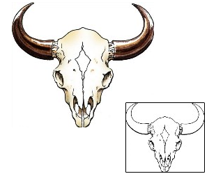 Bull Tattoo Horror tattoo | SEF-00118