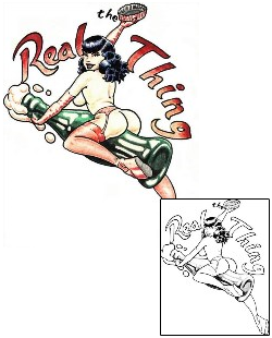 Pin Up Tattoo For Men tattoo | SEF-00143