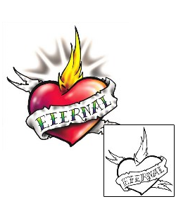 Sacred Heart Tattoo Religious & Spiritual tattoo | SFF-00013