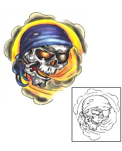 Pirate Tattoo Miscellaneous tattoo | SFF-00031