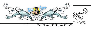 Dolphin Tattoo lower-back-tattoos-southern-fried-sff-00035