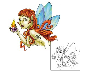 Picture of Redhead Fairy Tattoo