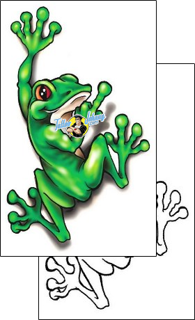 Frog Tattoo reptiles-and-amphibians-frog-tattoos-southern-fried-sff-00062