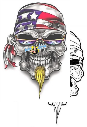 Skull Tattoo horror-skull-tattoos-southern-fried-sff-00070