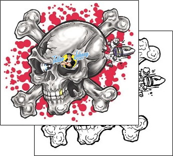 Skull Tattoo horror-skull-tattoos-southern-fried-sff-00072