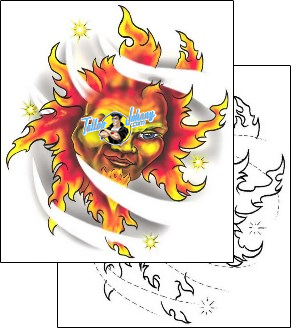 Sun Tattoo astronomy-sun-tattoos-southern-fried-sff-00077