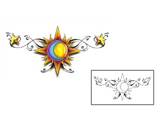 Sun Tattoo Specific Body Parts tattoo | SFF-00097