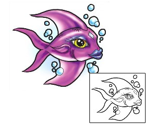 Fish Tattoo Marine Life tattoo | SFF-00136