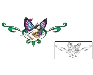 Lower Back Tattoo Margarita Fairy Tattoo