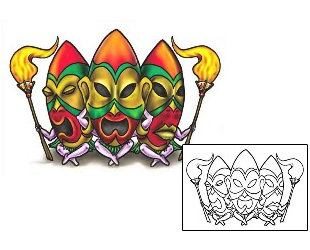 Mask Tattoo Miscellaneous tattoo | SFF-00167