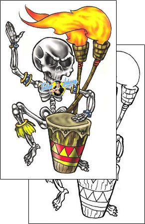 Skeleton Tattoo horror-skeleton-tattoos-southern-fried-sff-00169