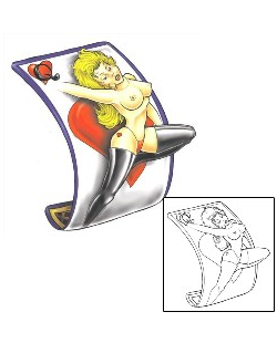 Pin Up Tattoo For Men tattoo | SFF-00222