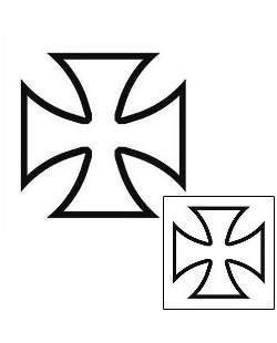 Iron Cross Tattoo Patronage tattoo | SFF-00241