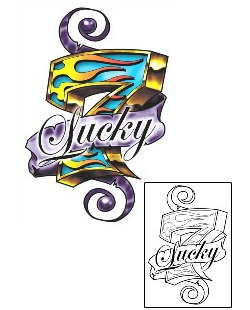 Lucky Seven Tattoo Miscellaneous tattoo | SFF-00242