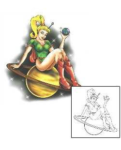 Pin Up Tattoo For Men tattoo | SFF-00285