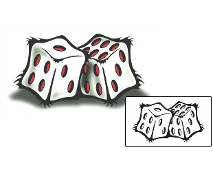 Dice Tattoo Gambling tattoo | SFF-00300