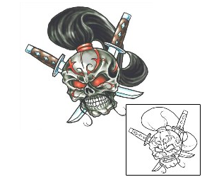 Skull Tattoo Horror tattoo | SFF-00324