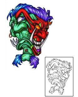 Monster Tattoo Horror tattoo | SHF-00001