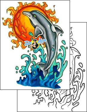 Dolphin Tattoo sun-tattoos-sean-horne-shf-00039