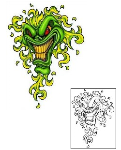 Scary Tattoo Miscellaneous tattoo | SHF-00057