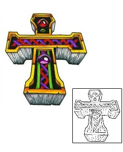 Jewel Tattoo Religious & Spiritual tattoo | SHF-00070