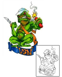 Frog Tattoo Miscellaneous tattoo | SHF-00073