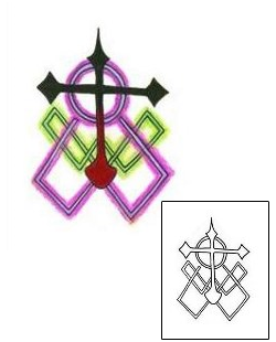 Cross Tattoo Religious & Spiritual tattoo | SHF-00080