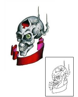 Spade Tattoo Horror tattoo | SHF-00096