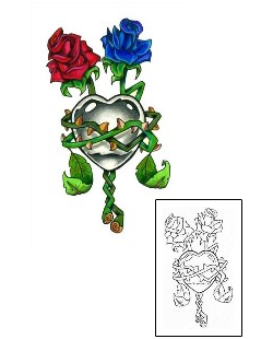 Rose Tattoo Religious & Spiritual tattoo | SHF-00122