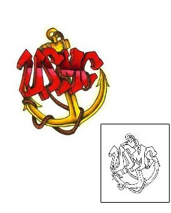 Anchor Tattoo Patronage tattoo | SHF-00125