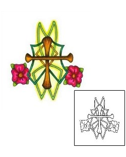 Flower Tattoo Religious & Spiritual tattoo | SHF-00133