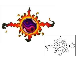 Sun Tattoo Miscellaneous tattoo | SHF-00136