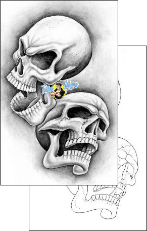 Skull Tattoo horror-skull-tattoos-spider-sif-00017