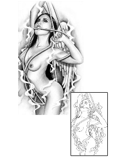 Breast Tattoo Mythology tattoo | SIF-00044