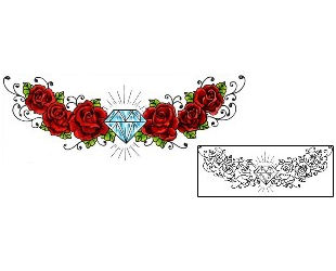Rose Tattoo Plant Life tattoo | SJF-00013