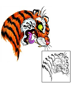 Tiger Tattoo Animal tattoo | SJF-00020