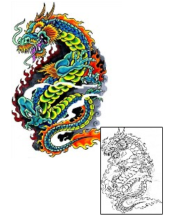 Dragon Tattoo Mythology tattoo | SJF-00021