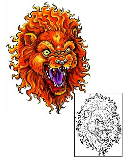 Leo Tattoo Animal tattoo | SJF-00060