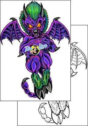 Devil - Demon Tattoo horror-evil-tattoos-scott-kaiser-sjf-00064
