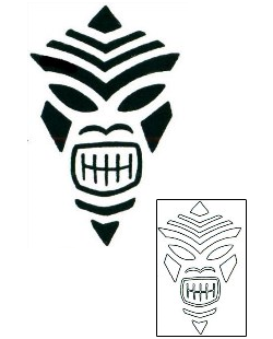 Mask Tattoo Religious & Spiritual tattoo | SKF-00001