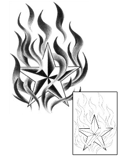 Star Tattoo Miscellaneous tattoo | SKF-00035