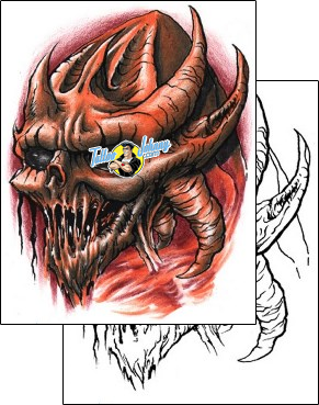 Devil - Demon Tattoo horror-monster-tattoos-samuel-ramos-snf-00003