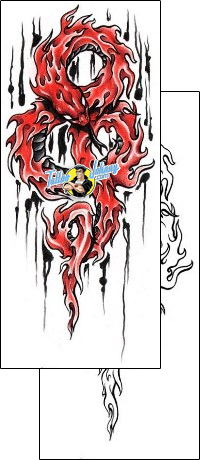 Fire – Flames Tattoo miscellaneous-fire-tattoos-samuel-ramos-snf-00013