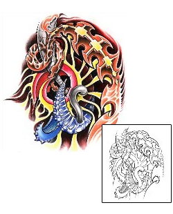 Fire – Flames Tattoo Miscellaneous tattoo | SNF-00022