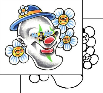 Clown Tattoo clown-tattoos-shawn-conn-sof-00005