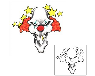 Picture of Charlie Clown Tattoo