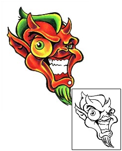 Devil - Demon Tattoo Tattoo Styles tattoo | SOF-00021